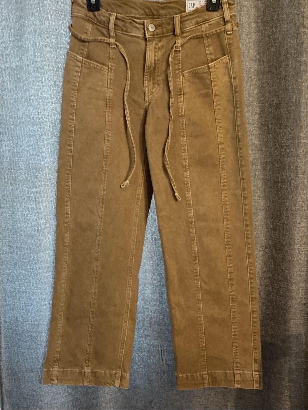 GAP Men's Tan Drawstring Utility Chinos